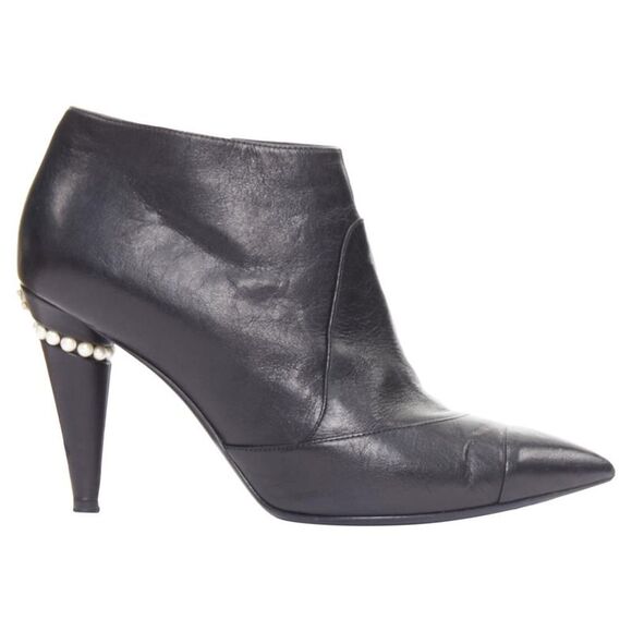 Pre Loved chanel Women black | black Boots - Picture 1 of 6